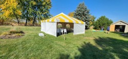 IMG 20240511 105212 1715442823 20x20 Pole Tent yellow & white