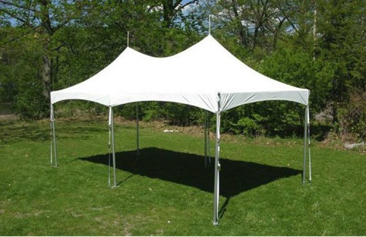 10' x 20' High peak tent Black