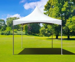 10' x 10' white High-peak Tent