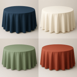 108 inch round table linen